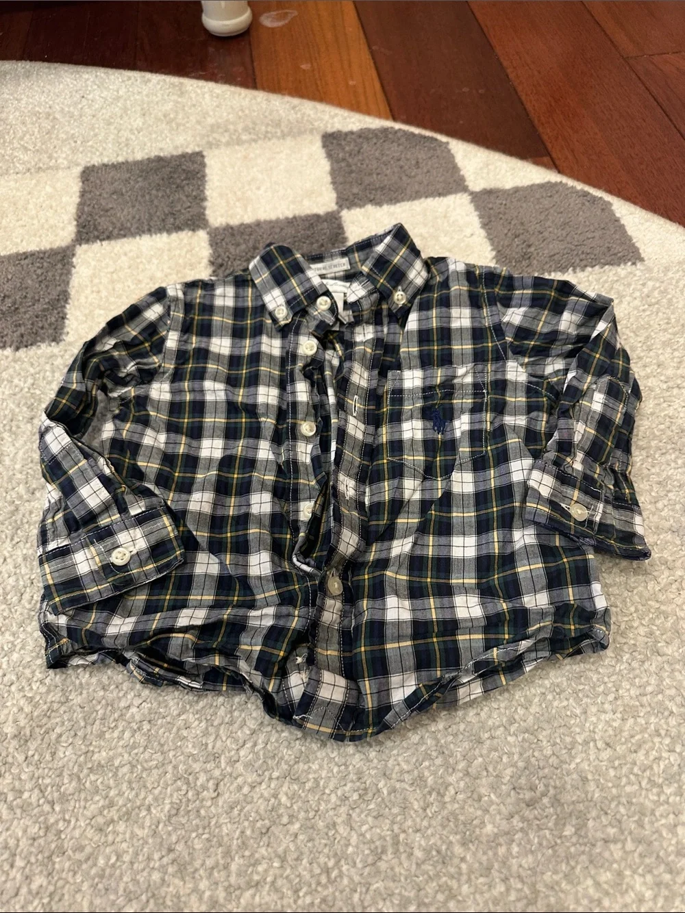 Baby boys dress shirt and pants set